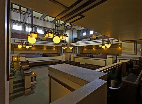 Unity Temple interior