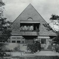 Frank Lloyd Wright Home, Oak Park IL, ca.1890, collection of the Frank Lloyd Wright Preservation Trust